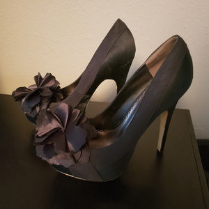 bebe - black heels 8